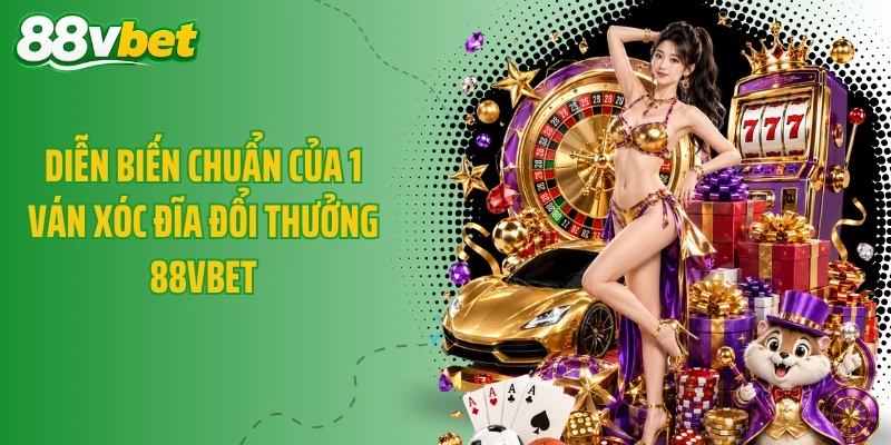 Diễn biến chuẩn của 1 ván xóc đĩa đổi thưởng 88VBET